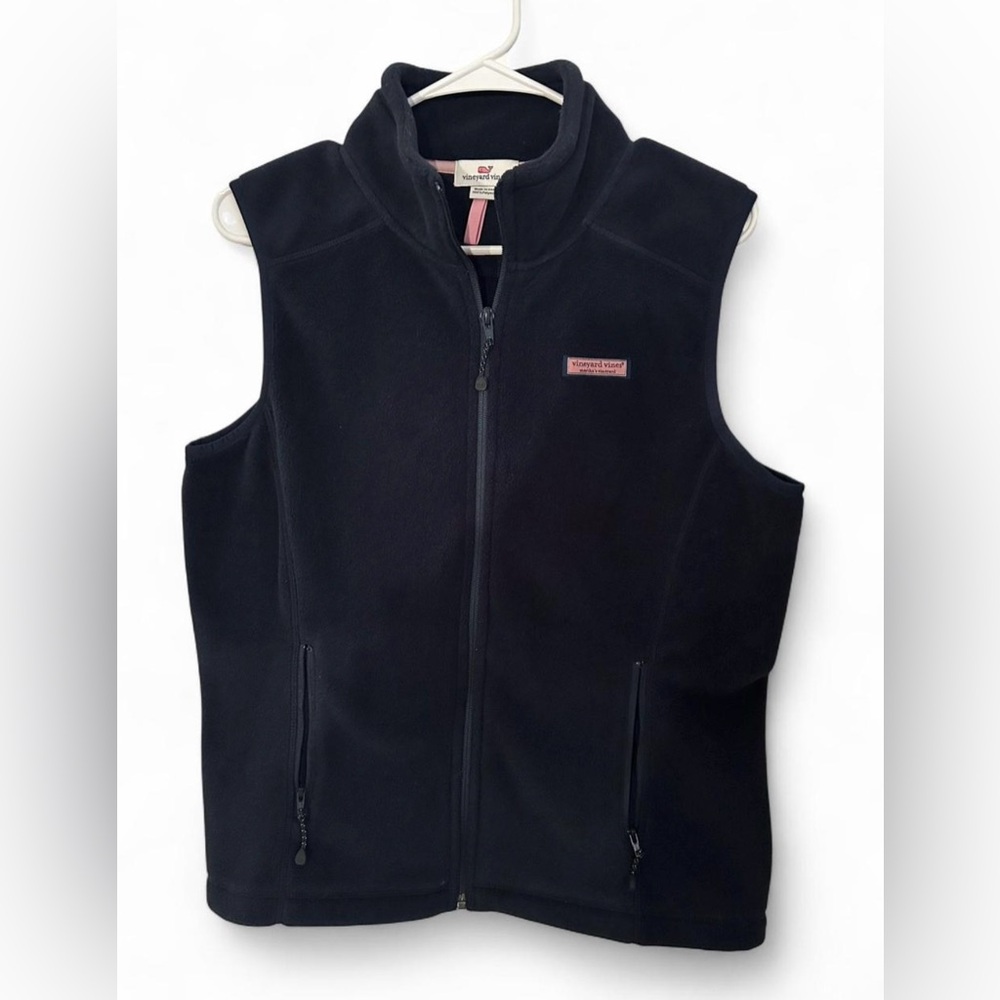 Vineyard Vines Navy Blue Fleece Women’s Small Vest